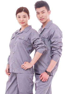 夏季長(zhǎng)袖短袖工作服套裝定制防靜電耐磨工裝批量定制 派登服飾
